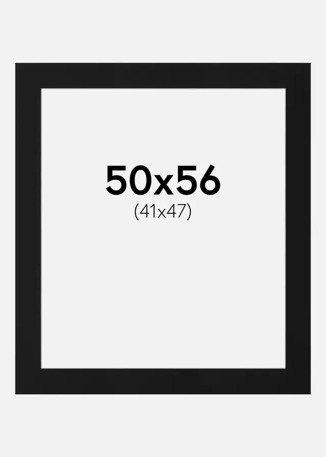 Artlink Mount Black Standard (White Core) 50x56 cm (41x47)