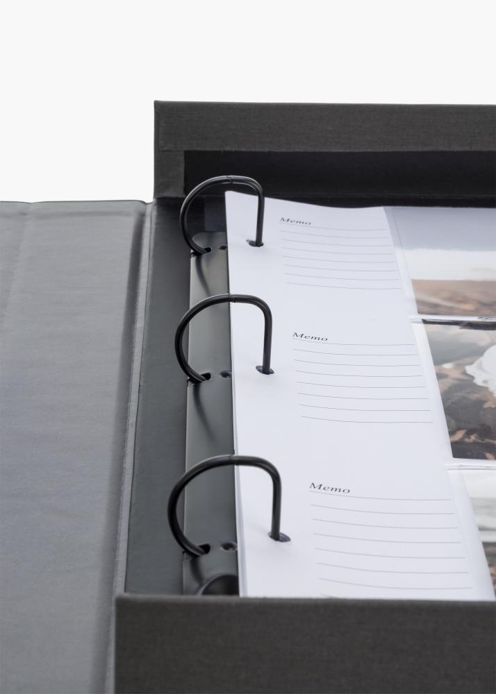 KAILA KAILA MEMORIES Black XL - Coffee Table Photo Album - 60 Pictures in 10x15 cm
