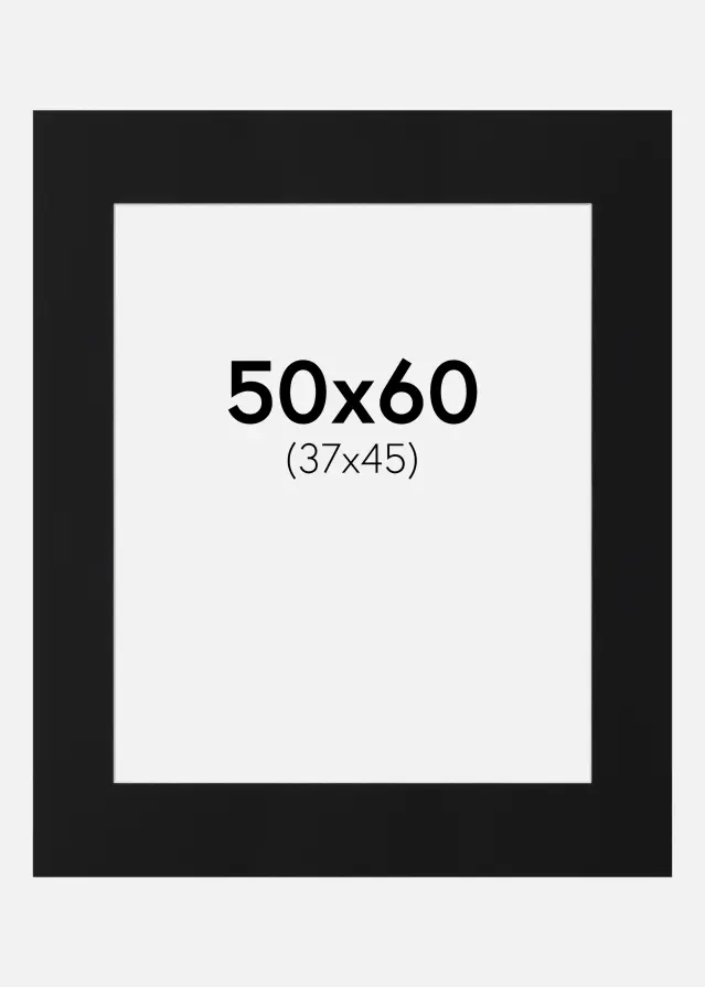 Artlink Mount Black Standard (White Core) 50x60 cm (37x45)