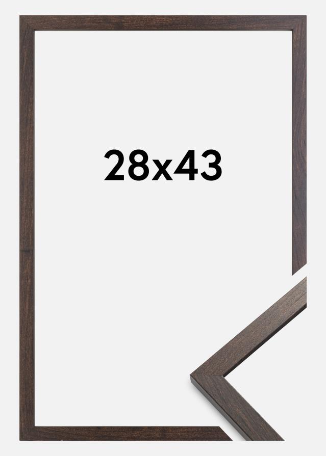 Artlink Factory I Frame Trendy Acrylic Glass Walnut 28x43 cm