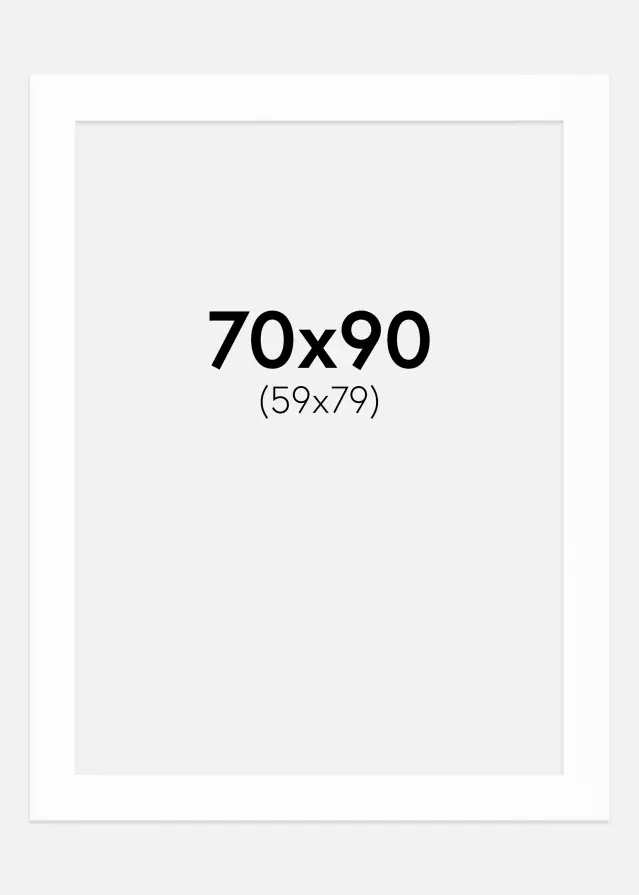 Galleri 1 Mount Canson White (White Core) 70x90 cm (59x79)