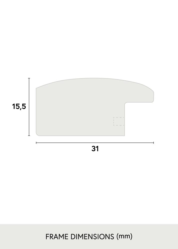 Walther Frame Interior Walnut 40x50 cm