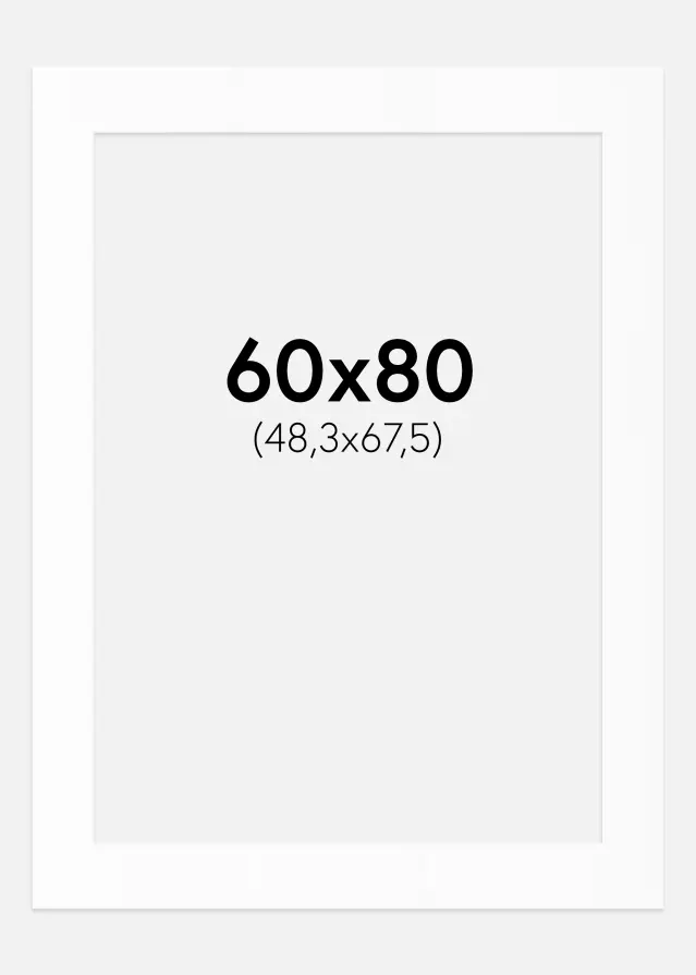 Artlink Mount White Standard (White Core) 60x80 cm (48,3x67,5)