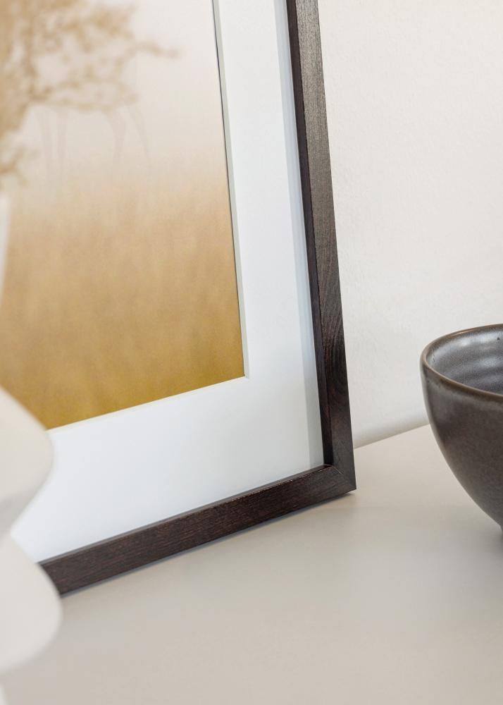 BGA Frame Trendy Acrylic Glass Walnut 50x70 cm