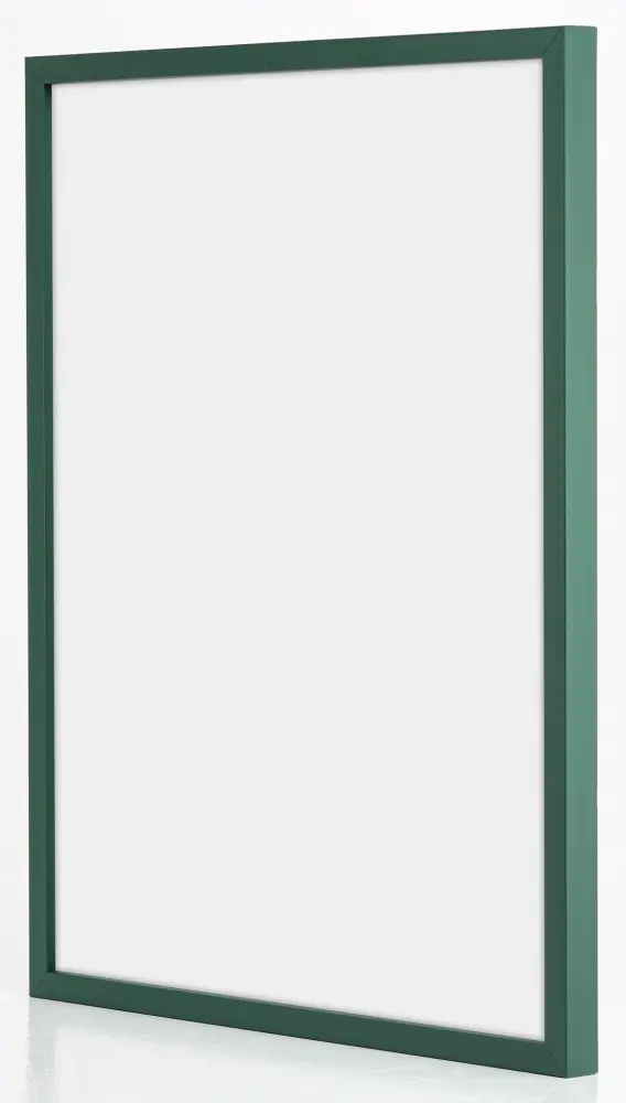 Ram med passepartou Frame E-Line Green 30x40 cm - Picture Mount Black 21x29.7 cm (A4)