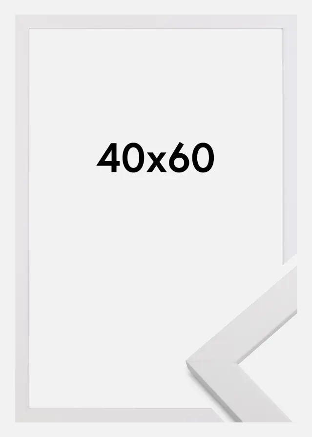 Galleri 1 Frame White Wood 40x60 cm