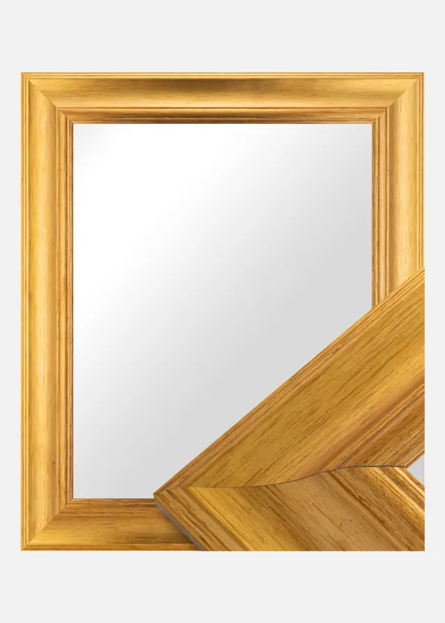 Ramverkstad Mirror Belfast Light Gold - Custom Size