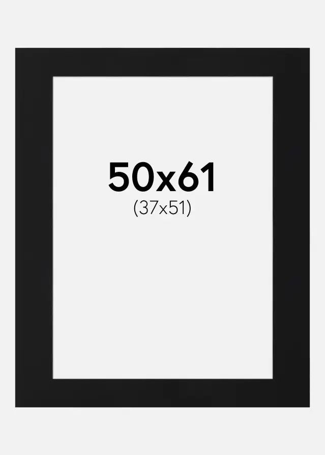 Artlink Mount Black Standard (White Core) 50x61 cm (37x51)