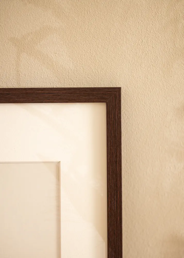 BGA Frame Modern Acrylic Glass Walnut 29.7x42 cm (A3)