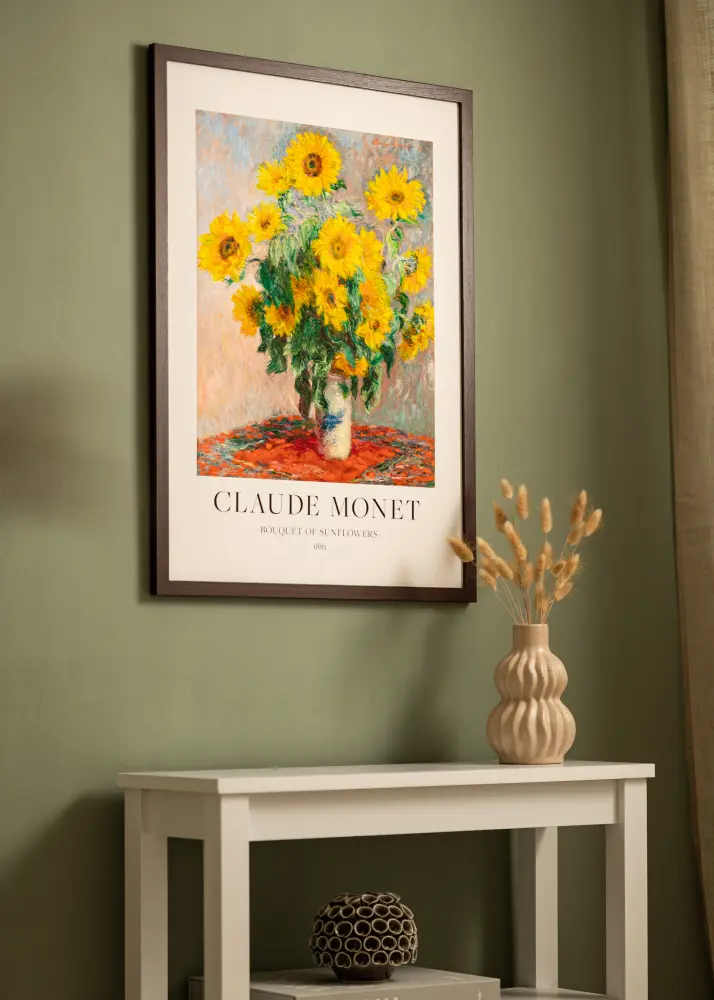 BGA Frame Modern Acrylic Glass Walnut 29.7x42 cm (A3)
