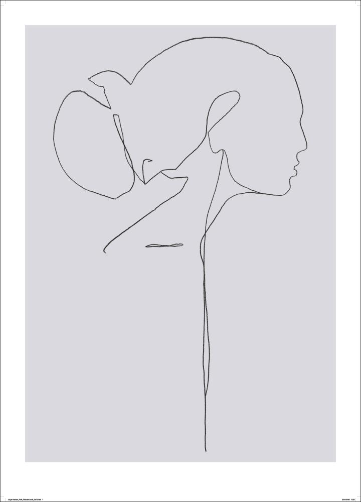 Bildverkstad Female lines II Poster