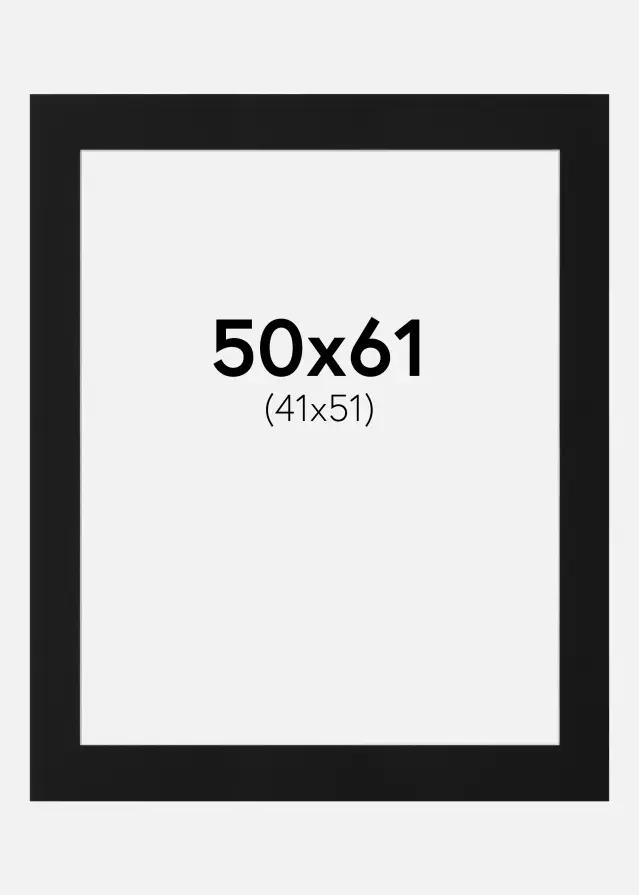 Artlink Mount Black Standard (White Core) 50x61 cm (41x51)