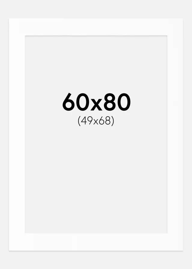Artlink Mount White Standard (White Core) 60x80 cm (49x68)
