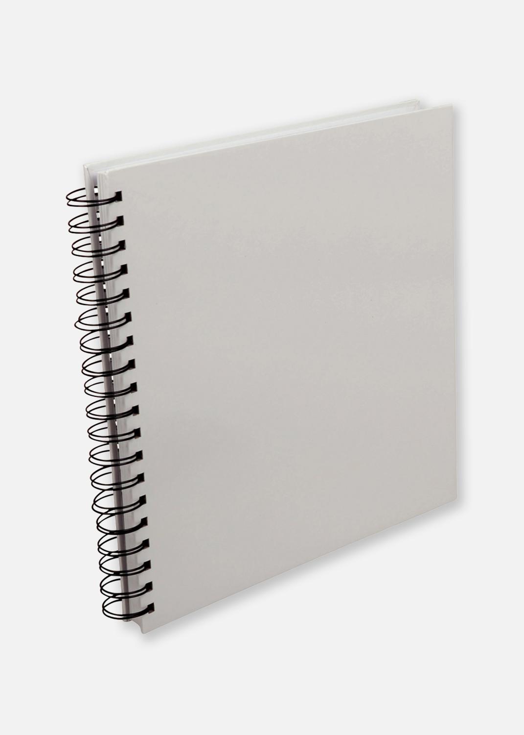 Product Image for Square Spiral bound photo album White - 25x25 cm (80 White pages / 40 sheets)