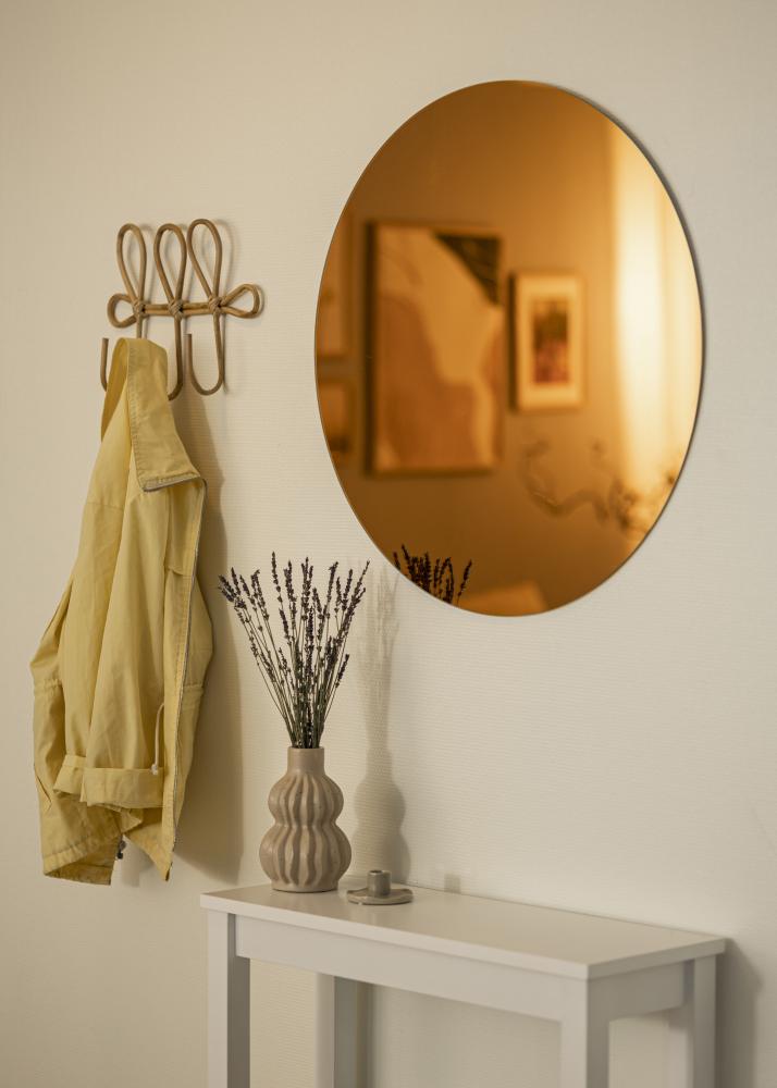 KAILA Mirror Golden Bronze 70 cm Ø