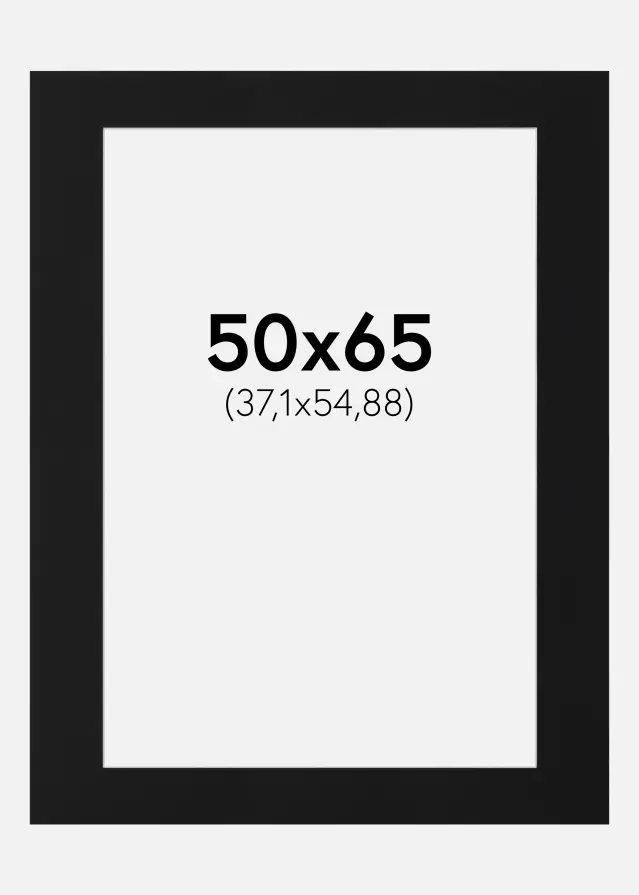 Artlink Mount Black Standard (White Core) 50x65 cm (37,1x54,88)