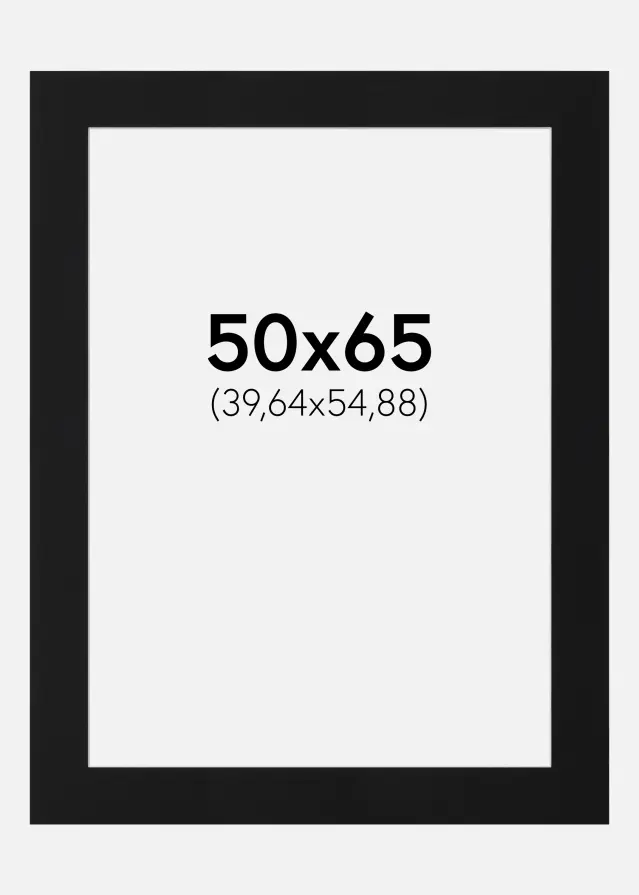 Artlink Mount Black Standard (White Core) 50x65 cm (39,64x54,88)