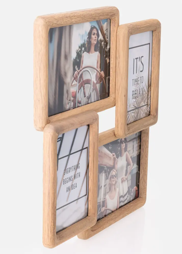 BGA Edinburgh Collage Frame Wood - 4 Pictures