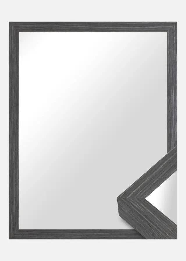 Ramverkstad Mirror Wood Selection Grey I - Custom Size
