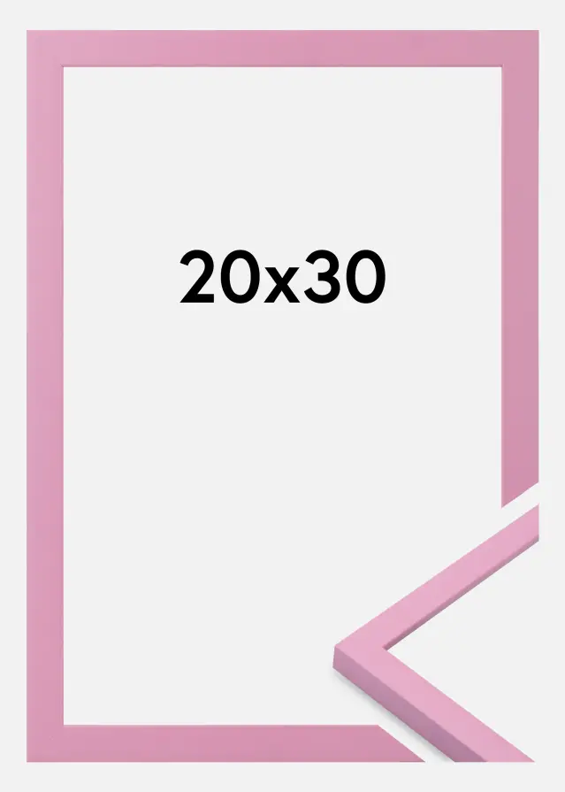 Jämtlands Ramfabrik Frame Kent Acrylic Glass Pink 20x30 cm