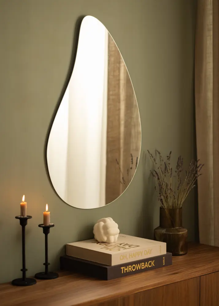 Incado Mirror Slim Drop Clear 80x55 cm