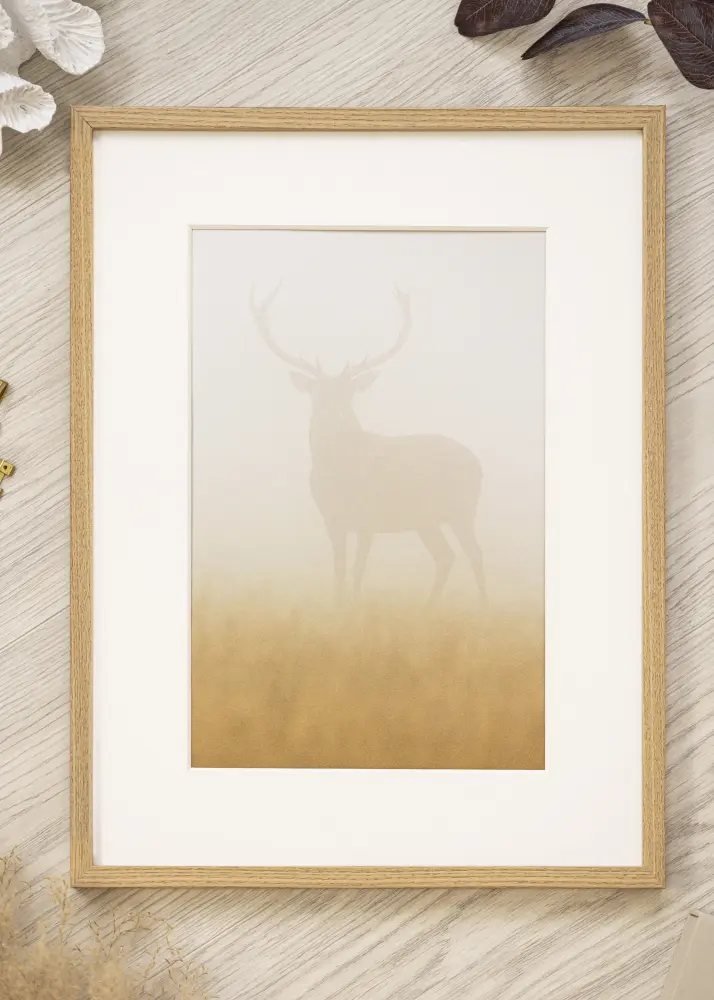 Innova Picture Frame Oak Slim 40 x 60 cm