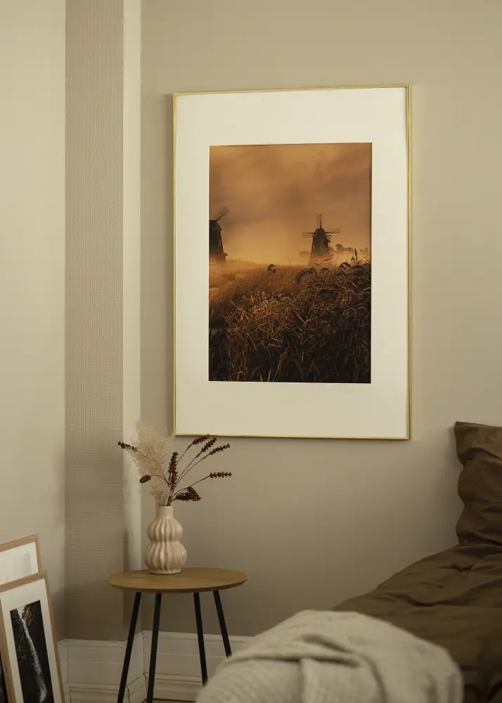 Estancia Frame Visby Acrylic glass Glossy Gold 50x70 cm