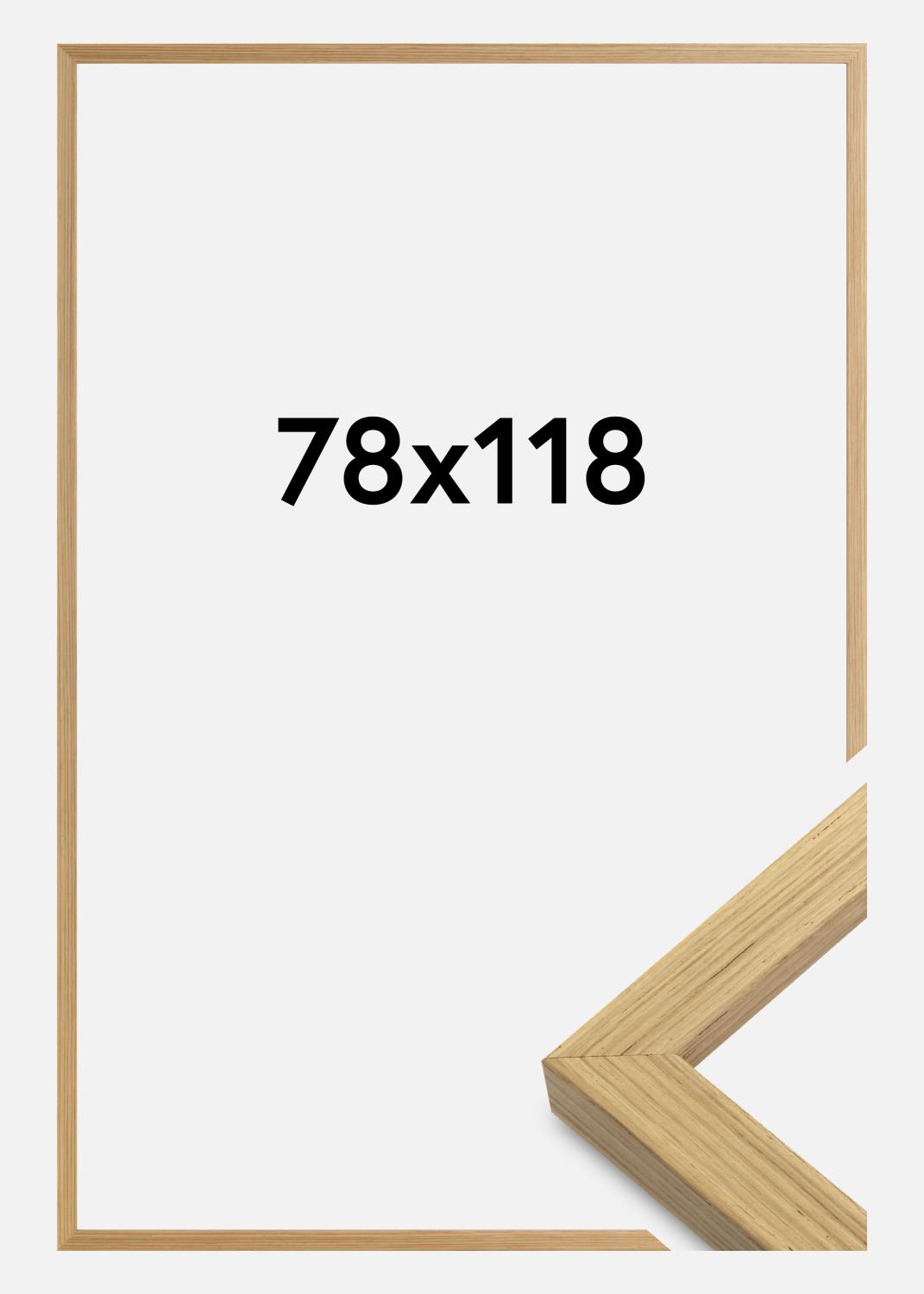 Product Image for Frame Blocky Acrylic glass Oak 78x118 cm