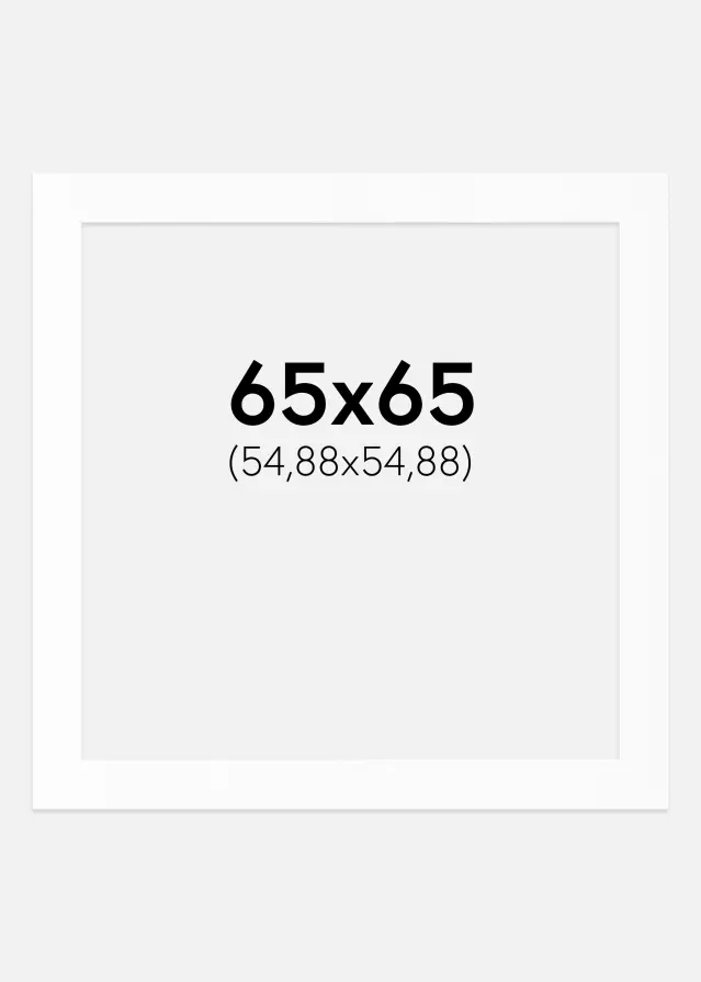 Artlink Mount White Standard (White Core) 65x65 cm (54,88x54,88)