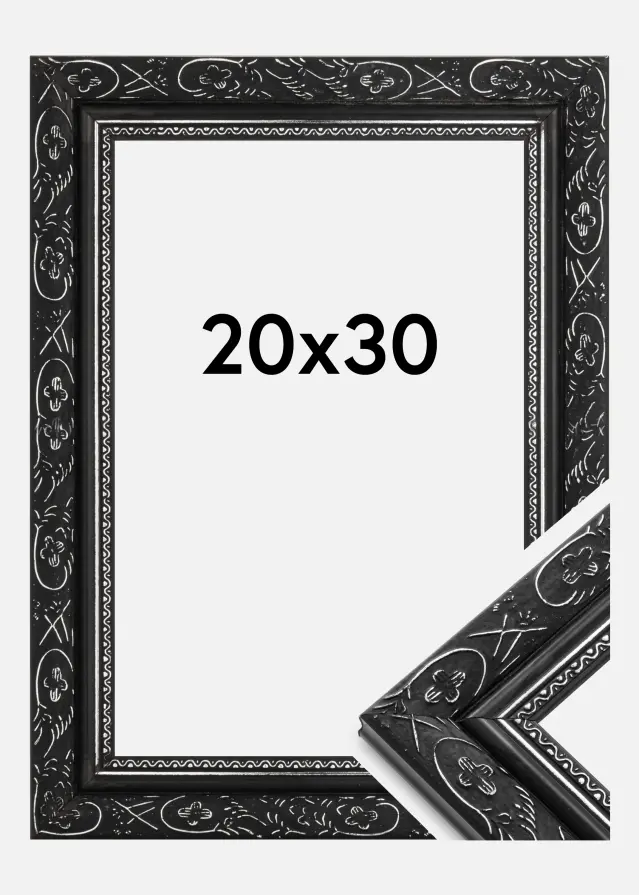 Walther Frame Barock Black 20x30 cm