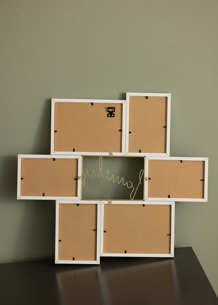 BGA Lovely Family Collage Frame White - 6 Pictures