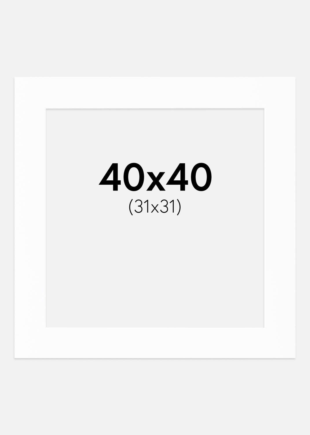 Product Image for Mount Canson White (White Core) 40x40 cm (31x31)
