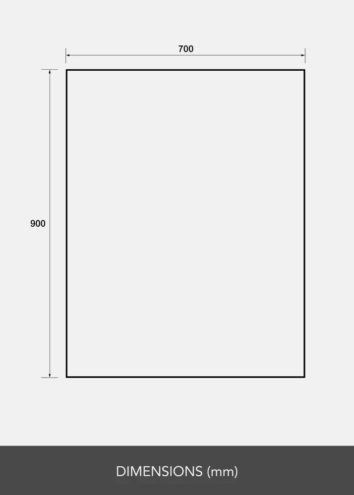 BGA Mirror Clarity 70x90 cm