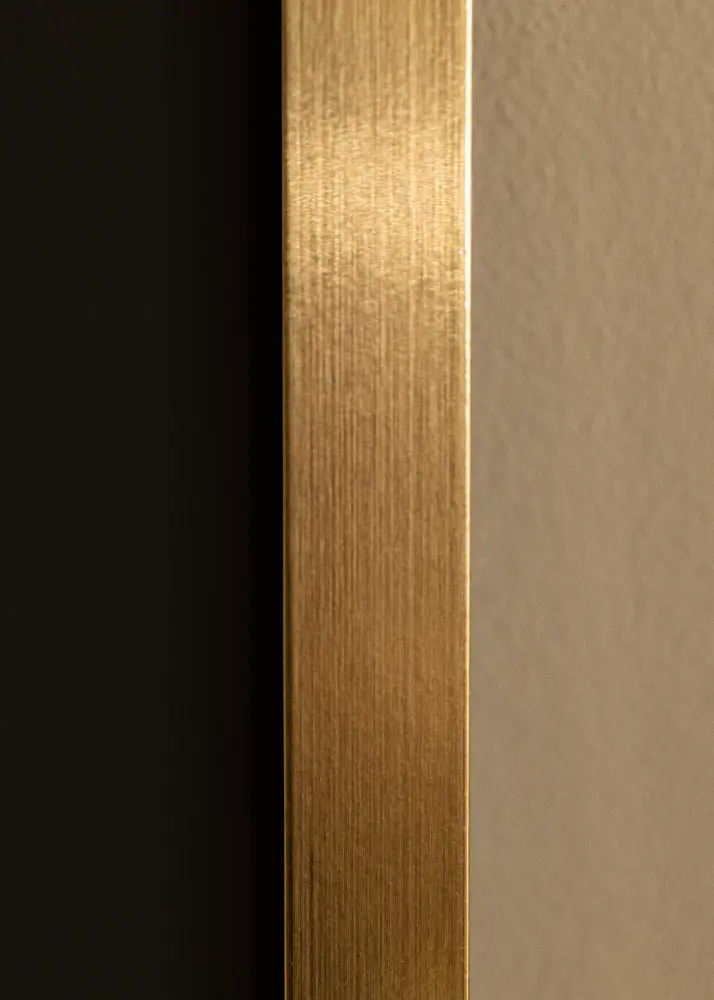 Ram med passepartou Frame Selection Gold 60x80 cm - Picture Mount Black 50x60 cm