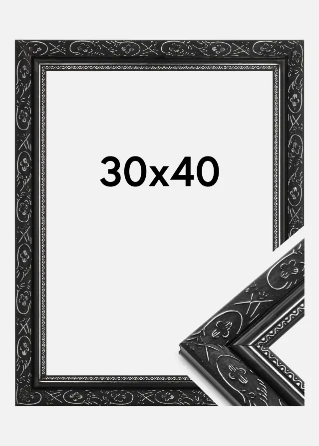 Walther Frame Barock Black 30x40 cm