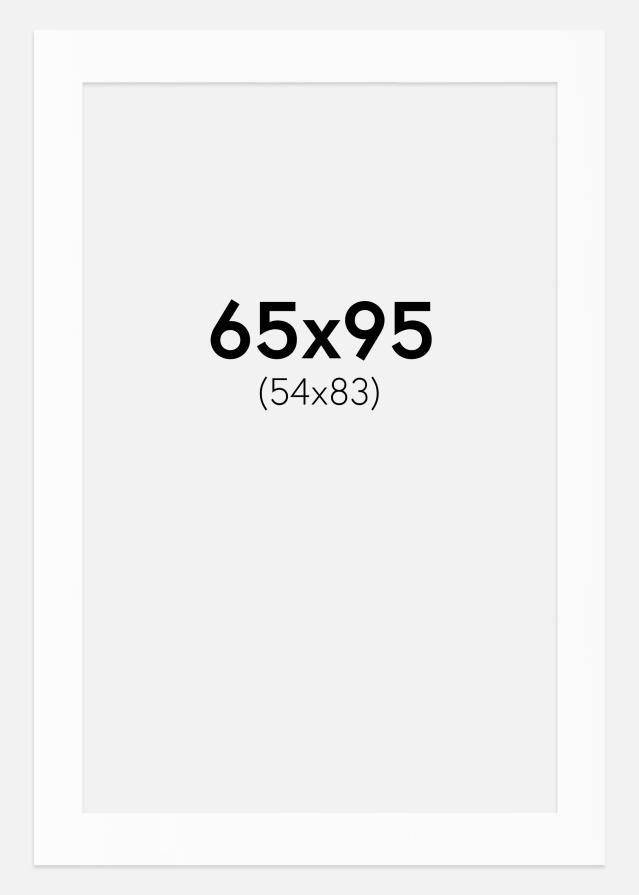 Artlink Mount White Standard (White Core) 65x95 cm (54x83)