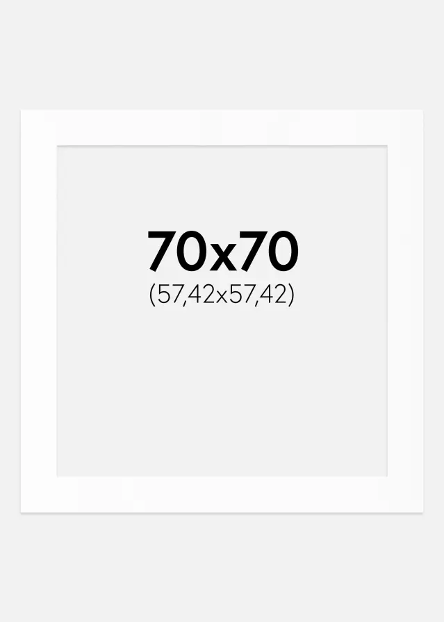 Artlink Mount White Standard (White Core) 70x70 cm (57,42x57,42)