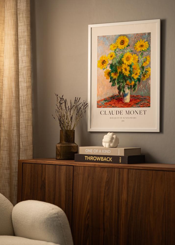 BGA Frame Deco Acrylic Glass White 50x60 cm