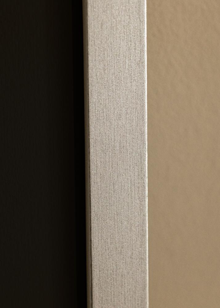 Ram med passepartou Frame Selection Silver 70x100 cm - Picture Mount Black 62x93 cm