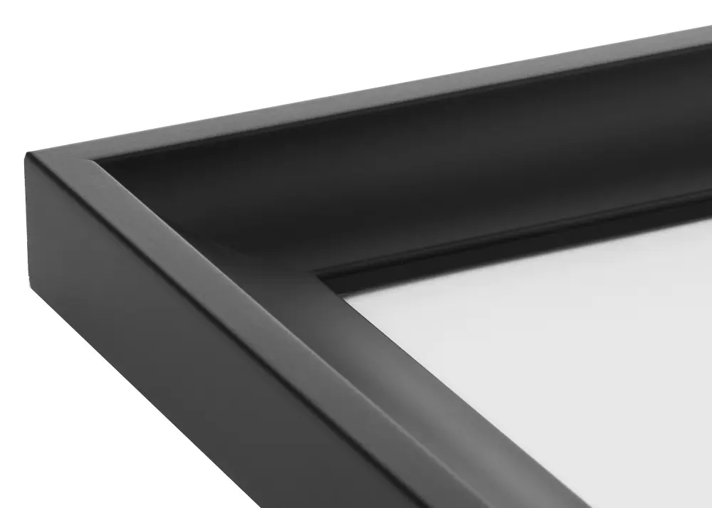 Ram med passepartou Frame Öjaren Black 70x100 cm - Picture Mount Black 62x85 cm