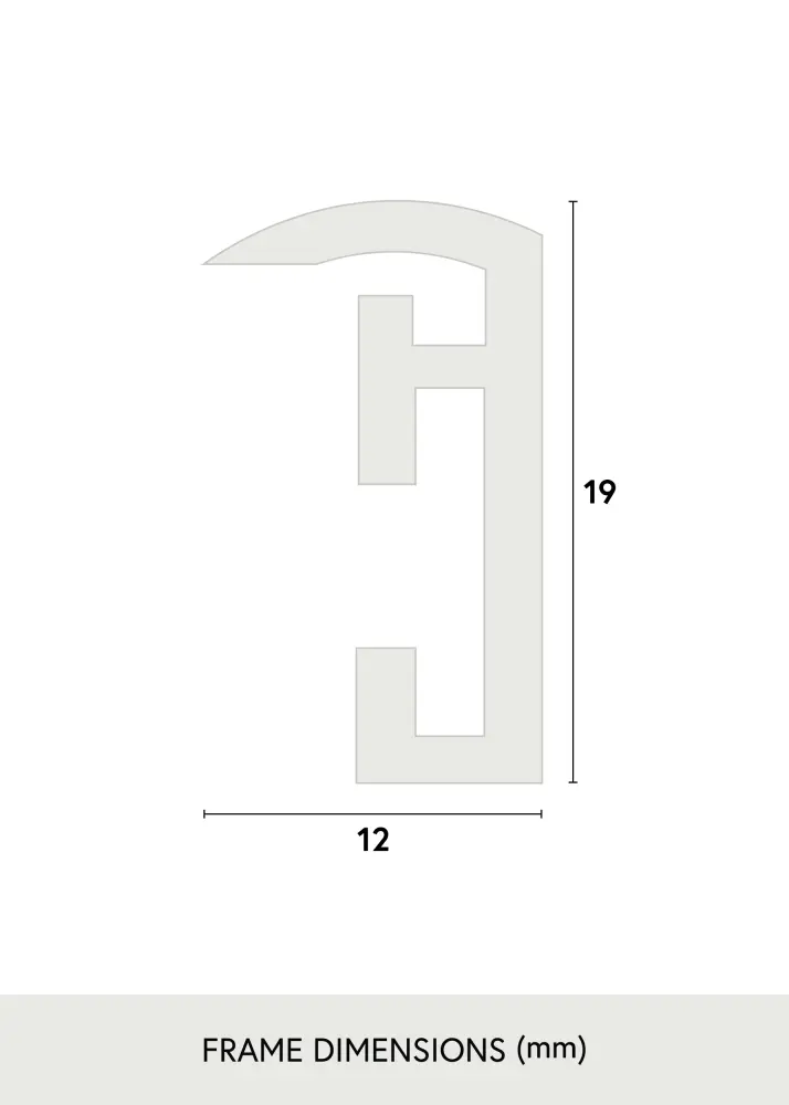Ram med passepartou Frame Victoria Silver 30x40 cm - Picture Mount Black 21x29.7 cm (A4)