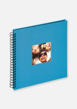 Walther Fun Spiral bound album Sea blue - 30x30 cm (50 Black pages / 25 sheets)