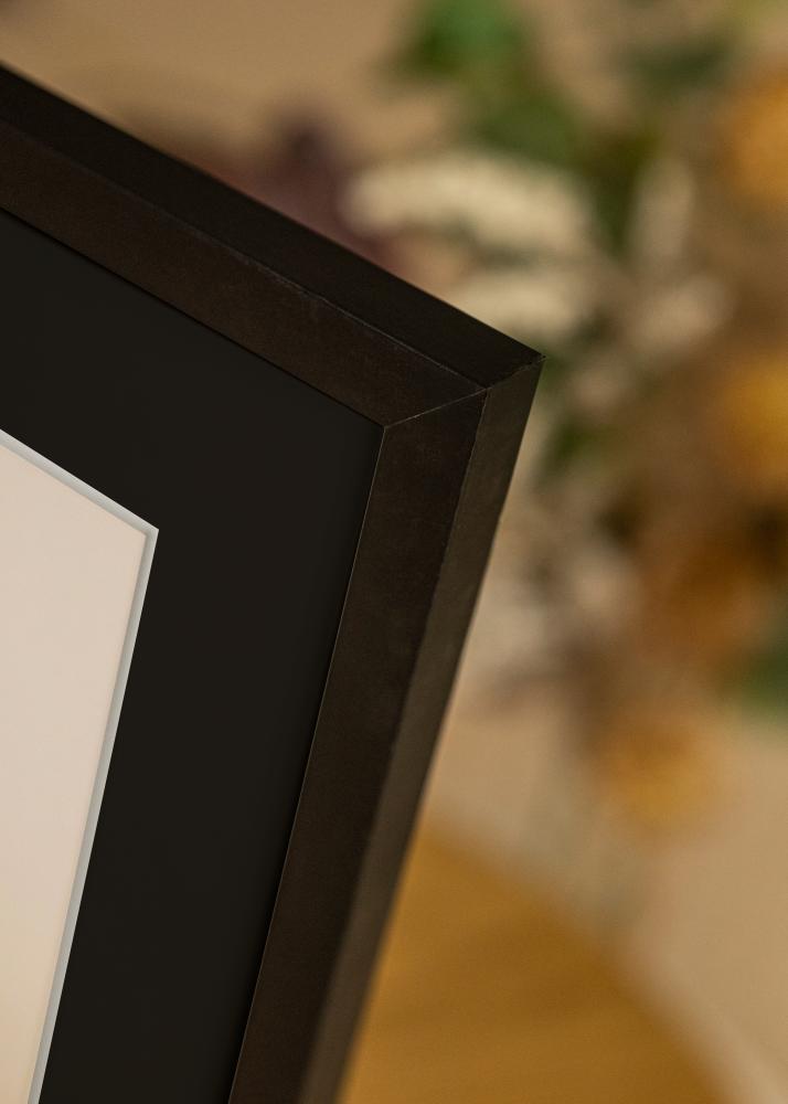 Ram med passepartou Frame Selection Black 70x100 cm - Picture Mount Black 62x93 cm