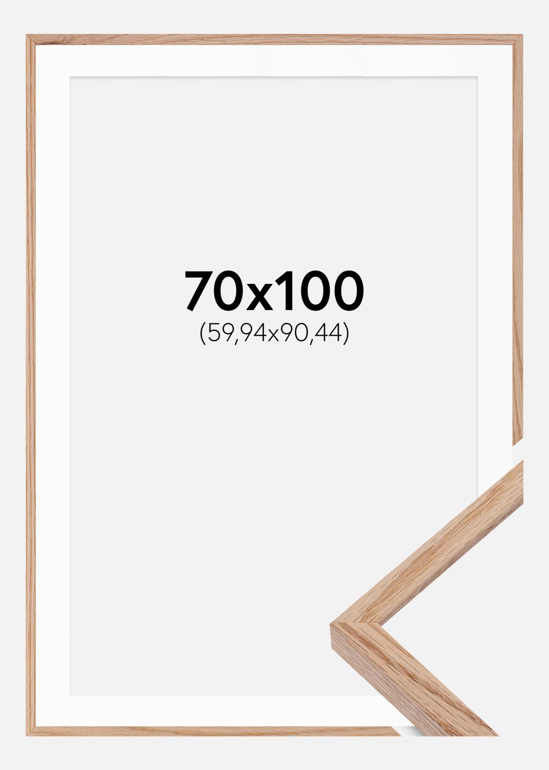 Product Image for Frame E-Line Wide Oak 70x100 cm - Picture Mount White 24x36 inches