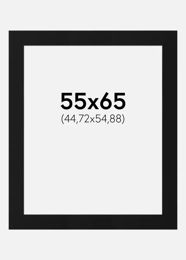 Artlink Mount Black Standard (White Core) 55x65 cm (44,72x54,88)