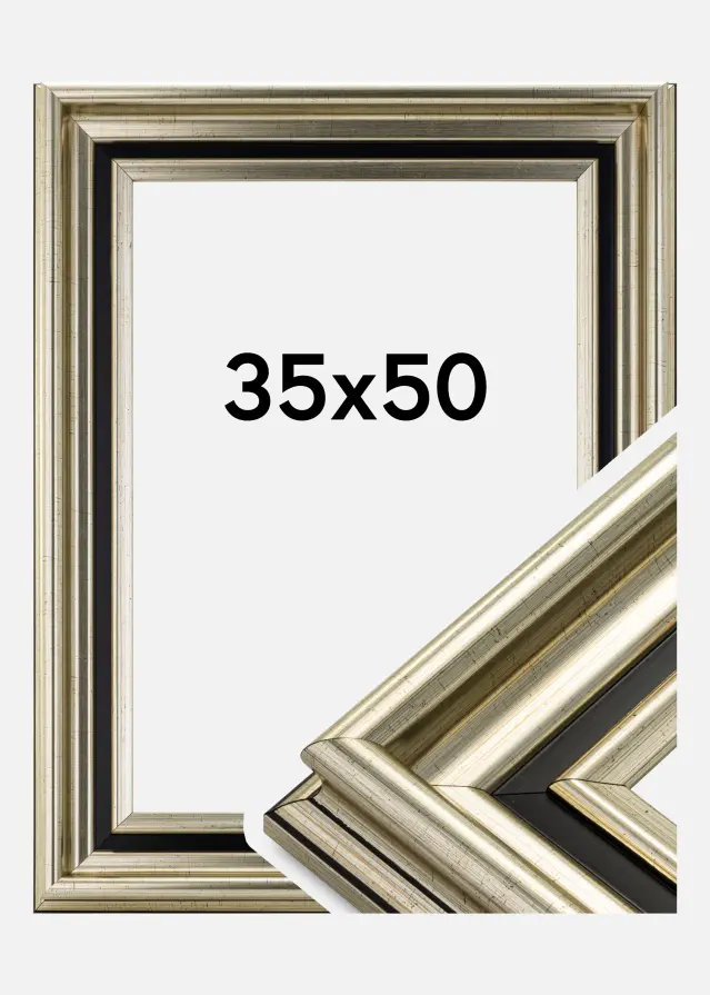 Ramverkstad Frame Gysinge Premium Silver 35x50 cm