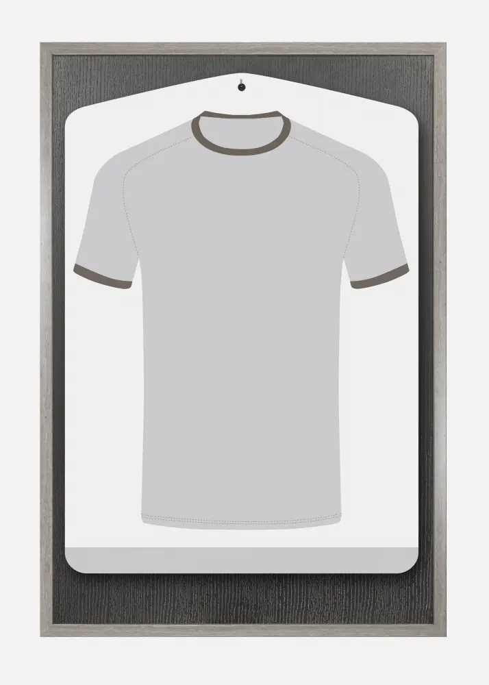 Walther Frame Stockholm Jersey Box Acrylic glass Grey 60x90 cm
