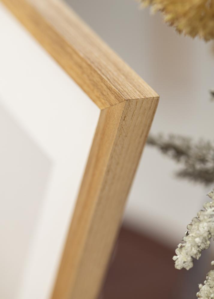 BGA Frame Solid Oak Acrylic Glass 21x29.7 cm (A4)