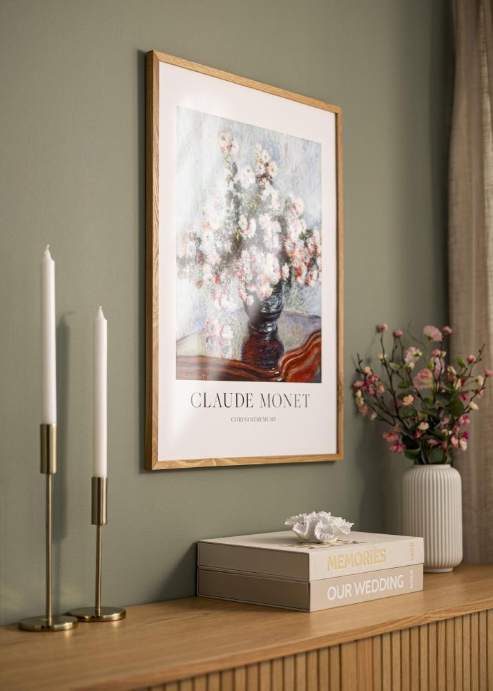 BGA Frame Solid Oak Acrylic Glass 21x29.7 cm (A4)