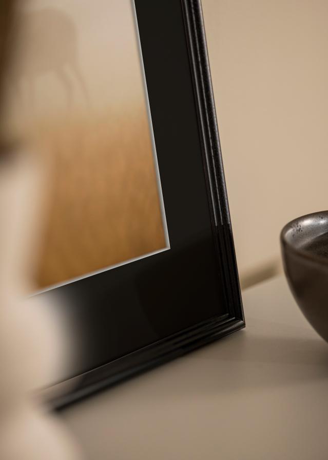 Ram med passepartou Frame Horndal Black 45x60 cm - Picture Mount Black 30x45 cm